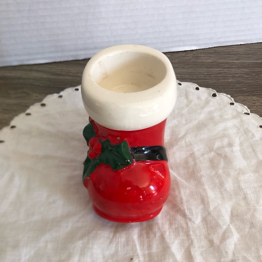 Vtg Ceramic Candle Holder - Japan - Picture 3 of 11